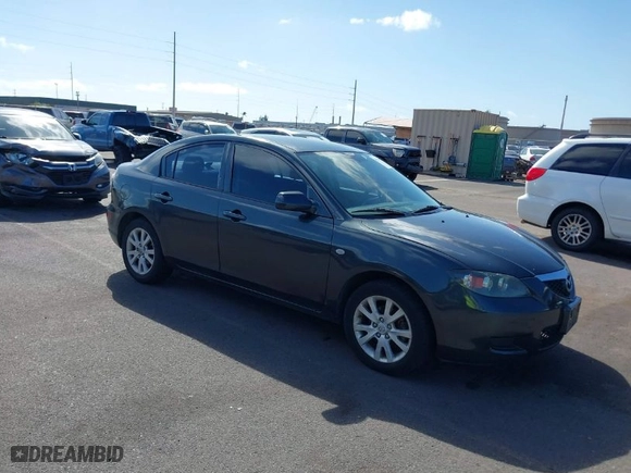2007 Mazda Mazda3 i Sport with VIN JM1BK12F971632753, listed as a IAAI auction lot 41799478 with 148,569 mi miles. Bid and sale history available at carsss.com. Image 1.