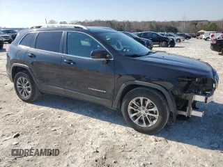 2021 Jeep Cherokee Altitude with VIN 1C4PJLLB9MD112353, listed as a Copart auction lot 48692805 with 93,074 mi miles and Salvage Title. Bid and sale history available at carsss.com. Image 4.