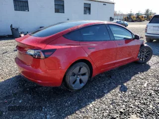 2022 Tesla Model 3 with VIN 5YJ3E1EA5NF184785, listed as a Copart auction lot 49466575 with 85,273 mi miles and Salvage Title. Bid and sale history available at DreamBid. Image 3.