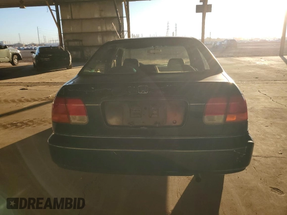 1997 Honda Civic DX with VIN JHMEJ6623VS028089, listed as a Copart auction lot 78659644 with 194,593 mi miles and Salvage Title. Bid and sale history available at DreamBid. Image 6.