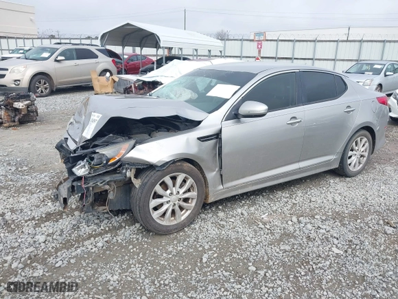 2015 Kia Optima EX with VIN 5XXGN4A75FG405216, listed as a IAAI auction lot 41794597 with 237,403 mi miles. Bid and sale history available at carsss.com. Image 2.