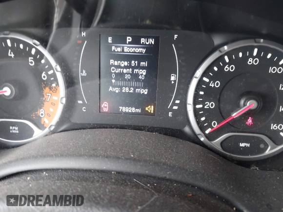 2017 Jeep Renegade Latitude z VIN ZACCJBBB7HPF30024, wystawiony jako IAAI lot #42176035 z przebiegiem 78 928 mil mil oraz . Historia ofert i sprzedaży dostępna na DreamBid. Obrazek 15.