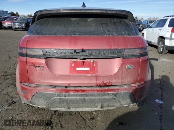 2020 Land Rover Range Rover Evoque SE with VIN SALZP2FX2LH105818, listed as a Copart auction lot 84417104 with 27,829 mi miles and Salvage title. Bid and sale history available at DreamBid. Image 6.