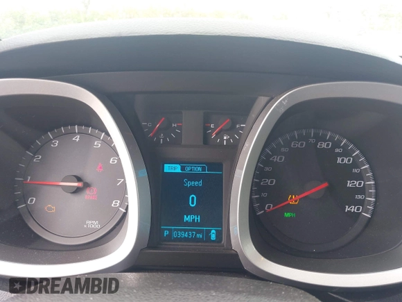 2015 Chevrolet Equinox LT with VIN 2GNFLFEK2F6120470, listed as a IAAI auction lot 42080736 with 39,437 mi miles. Bid and sale history available at carsss.com. Image 7.