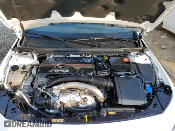 2022 Mercedes-Benz CLA 35 AMG with VIN W1K5J5BBXNN319209, listed as a Copart auction lot 69269304 with 23,458 mi miles and Salvage Title. Bid and sale history available at DreamBid. Image 11.