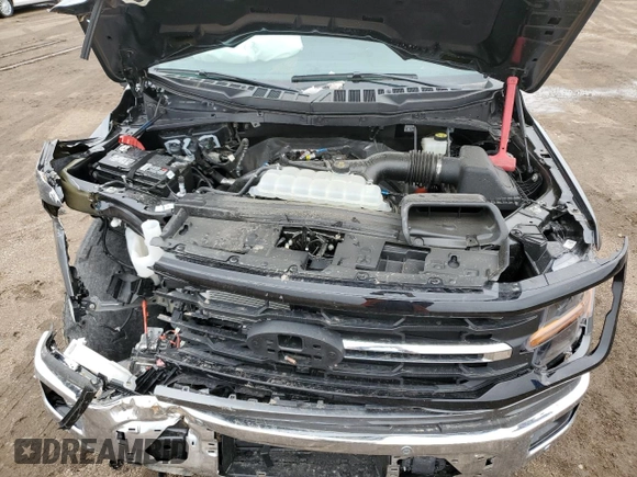 2024 Ford F-150 XLT with VIN 1FTEW3LP6RKF69984, listed as a Copart auction lot 47840155 with 2,188 mi miles and Salvage Title. Bid and sale history available at carsss.com. Image 12.