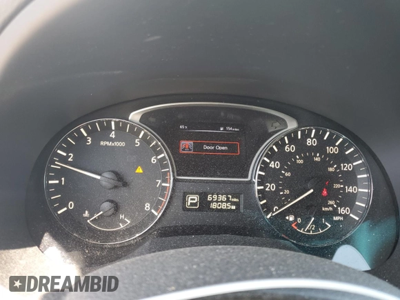 2015 Nissan Altima 2.5 S with VIN 1N4AL3AP0FC409685, listed as a Copart auction lot 52282955 with 69,367 mi miles and Salvage Title. Bid and sale history available at carsss.com. Image 9.