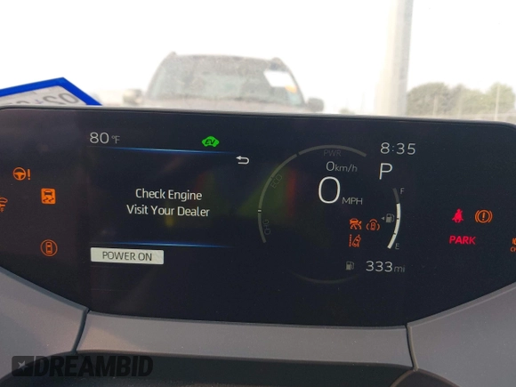2024 Toyota Prius LE with VIN JTDACAAU8R3044021, listed as a IAAI auction lot 42169592 with 333 mi miles and . Bid and sale history available at DreamBid. Image 7.