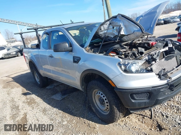 2019 Ford Ranger XL with VIN 1FTER1EH7KLA81595, listed as a IAAI auction lot 41156120 with 95,738 mi miles. Bid and sale history available at carsss.com. Image 1.