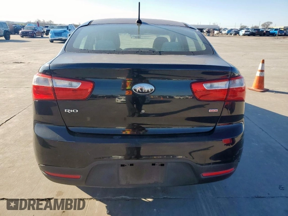 2013 Kia Rio LX with VIN KNADM4A33D6182847, listed as a Copart auction lot 45468675 with 64,718 mi miles and Salvage Title. Bid and sale history available at DreamBid. Image 6.