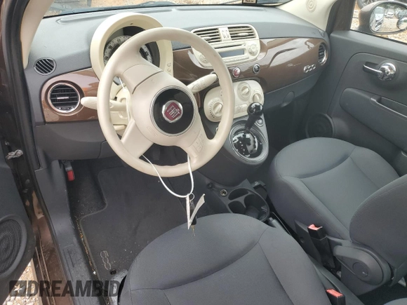 2012 FIAT 500 Pop z VIN 3C3CFFAR7CT114066, wystawiony jako Copart lot #55723685 z przebiegiem 154 507 mil mil oraz Szkoda całkowita • Salvage title. Historia ofert i sprzedaży dostępna na DreamBid. Obrazek 8.