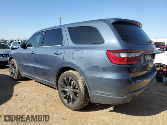 2020 Dodge Durango GT with VIN 1C4RDHDG6LC431236, listed as a Copart auction lot 85582904 with 66,137 mi miles and Salvage title. Bid and sale history available at DreamBid. Image 2.