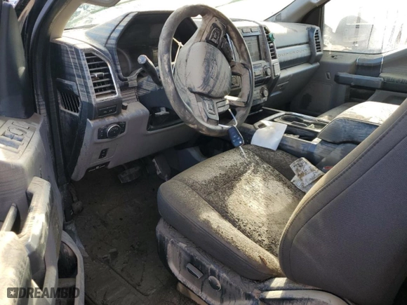 2017 Ford Super Duty F-250 SRW Lariat with VIN 1FT7W2BT9HED54565, listed as a Copart auction lot 46055405 with 0 mi miles and Salvage Title. Bid and sale history available at carsss.com. Image 8.