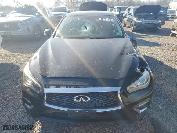 2018 Infiniti Q50 3.0t SPORT with VIN JN1EV7AR3JM437307, listed as a Copart auction lot 48742225 with 36,212 mi miles and Salvage Title. Bid and sale history available at carsss.com. Image 5.