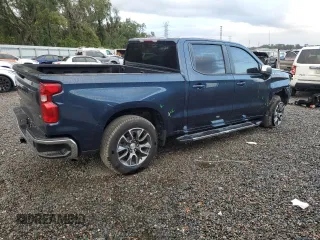 2022 Chevrolet Silverado 1500 LT with VIN 1GCPACED0NZ614364, listed as a Copart auction lot 78196344 with 0 mi miles and Salvage Title. Bid and sale history available at carsss.com. Image 3.