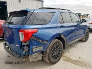 2020 Ford Explorer XLT with VIN 1FMSK7DH5LGA91205, listed as a Copart auction lot 51315595 with 122,662 mi miles and Salvage Title. Bid and sale history available at carsss.com. Image 3.