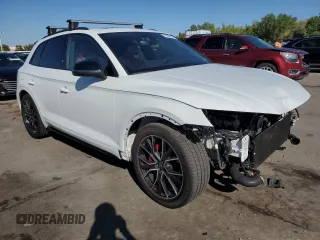 2023 Audi SQ5 Prestige with VIN WA1C4AFY6P2133021, listed as a Copart auction lot 70258104 with 11,275 mi miles and Salvage Title. Bid and sale history available at DreamBid. Image 4.