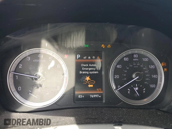 2018 Hyundai Sonata SEL with VIN 5NPE34AF4JH666466, listed as a Copart auction lot 51735175 with 76,997 mi miles and Salvage Title. Bid and sale history available at DreamBid. Image 9.