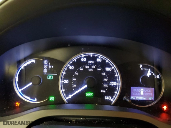 2015 Lexus CT 200h Hybrid with VIN JTHKD5BH1F2237816, listed as a Copart auction lot 43908425 with 128289 miles and Salvage Title. Bid and sale history available at carsss.com. Image 9.
