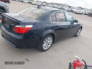 2007 BMW 5 Series 550i with VIN WBANB535X7CP08881, listed as a IAAI auction lot 41547237 with 143,337 mi miles and . Bid and sale history available at DreamBid. Image 4.