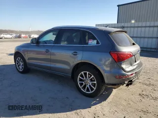 2012 Audi Q5 Premium with VIN WA1CFAFP5CA082466, listed as a Copart auction lot 86595754 with 50,622 mi miles and Salvage title. Bid and sale history available at DreamBid. Image 2.