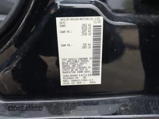 2019 Nissan Altima SV with VIN 1N4BL4DV6KC143538, listed as a IAAI auction lot 42082493 with 150,470 mi miles and . Bid and sale history available at DreamBid. Image 9.