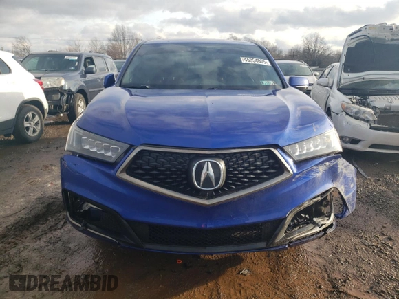 2019 Acura MDX Technology with VIN 5J8YD4H08KL011219, listed as a Copart auction lot 45354005 with Not provided miles and Salvage title. Bid and sale history available at DreamBid. Image 5.