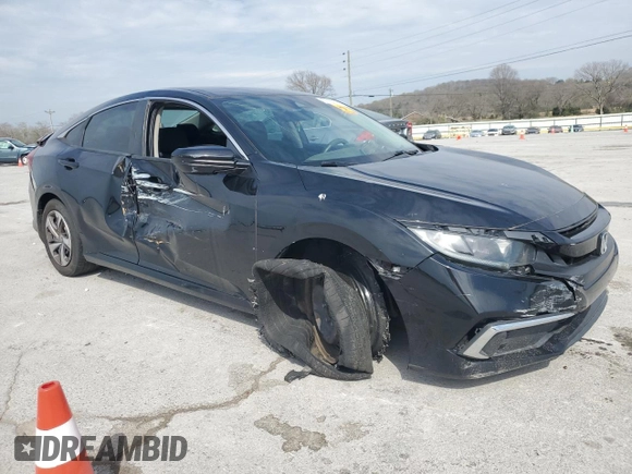 2019 Honda Civic LX with VIN 19XFC2F6XKE010537, listed as a Copart auction lot 51139255 with 117,859 mi miles and Salvage Title. Bid and sale history available at DreamBid. Image 4.