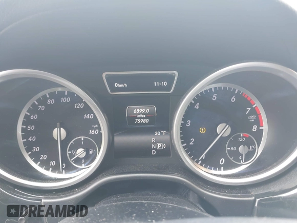 2015 Mercedes-Benz M 400 with VIN 4JGDA5GB3FA565277, listed as a IAAI auction lot 41590051 with 75,980 mi miles and . Bid and sale history available at DreamBid. Image 7.