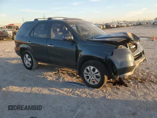 2005 Acura MDX with VIN 2HNYD18235H512433, listed as a Copart auction lot 82183444 with 169,877 mi miles and Salvage Title. Bid and sale history available at carsss.com. Image 4.