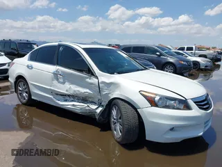 2012 Honda Accord EX-L z VIN 1HGCP3F8XCA005827, wystawiony jako IAAI lot #42432282 z przebiegiem 76 500 mil mil oraz . Historia ofert i sprzedaży dostępna na DreamBid. Obrazek 1.