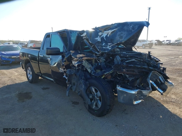 2014 Ram 1500 SLT with VIN 1C6RR6GT7ES357792, listed as a IAAI auction lot 41209153 with 1 mi miles. Bid and sale history available at carsss.com. Image 1.