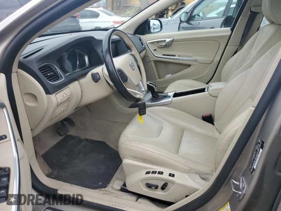 2015 Volvo S60 T5 Premier with VIN YV1612TK7F1350268, listed as a Copart auction lot 53473675 with 115,545 mi miles and Salvage Title. Bid and sale history available at carsss.com. Image 7.