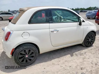 2012 FIAT 500 Pop with VIN 3C3CFFDR2CT382356, listed as a Copart auction lot 58162255 with 199,031 mi miles and Salvage title. Bid and sale history available at DreamBid. Image 3.
