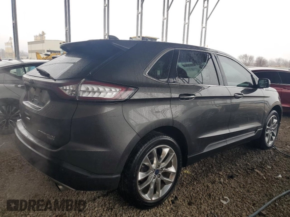 2018 Ford Edge Titanium with VIN 2FMPK4K94JBB52161, listed as a Copart auction lot 47660285 with 123,683 mi miles and Clean Title. Bid and sale history available at carsss.com. Image 3.