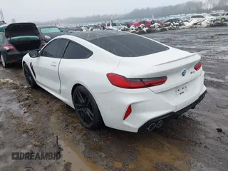 2020 BMW M8 with VIN WBSAE0C0XLCD33970, listed as a IAAI auction lot 41489149 with 44,176 mi miles. Bid and sale history available at carsss.com. Image 3.