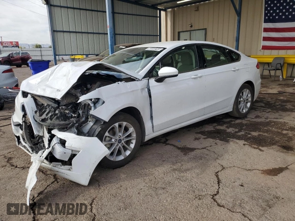 2020 Ford Fusion SE with VIN 3FA6P0H71LR244631, listed as a Copart auction lot 50550265 with 55,849 mi miles and Salvage Title. Bid and sale history available at carsss.com. Image 1.