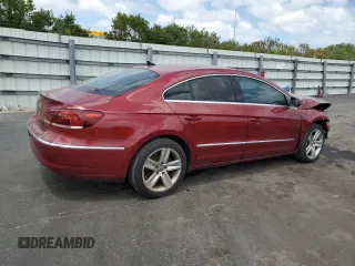 2014 Volkswagen CC Sport with VIN WVWBP7ANXEE506260, listed as a Copart auction lot 54690045 with 154,331 mi miles and Salvage Title. Bid and sale history available at carsss.com. Image 3.