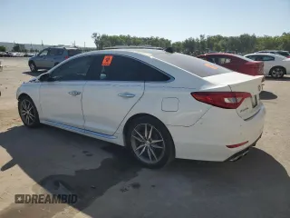 2015 Hyundai Sonata Sport with VIN 5NPE34AB2FH073595, listed as a Copart auction lot 53607015 with 281,337 mi miles and Salvage Title. Bid and sale history available at carsss.com. Image 2.