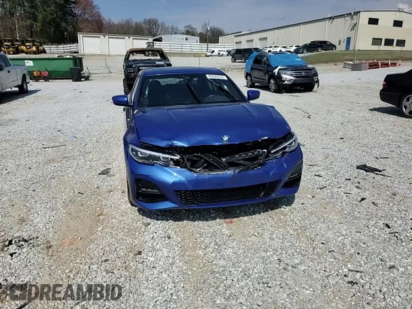 2021 BMW 3 Series 330i with VIN 3MW5R1J0XM8C03213, listed as a Copart auction lot 49026035 with 54,051 mi miles and Salvage Title. Bid and sale history available at carsss.com. Image 11.