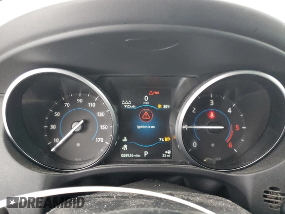 2018 Jaguar F-Pace 20d Premium with VIN SADCJ2FNXJA257904, listed as a Copart auction lot 44192345 with 88,926 mi miles and Salvage Title. Bid and sale history available at DreamBid. Image 9.