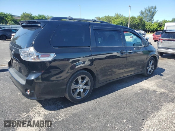 2017 Toyota Sienna SE with VIN 5TDXZ3DC7HS858021, listed as a Copart auction lot 65982715 with 73,647 mi miles and Clean title. Bid and sale history available at DreamBid. Image 3.