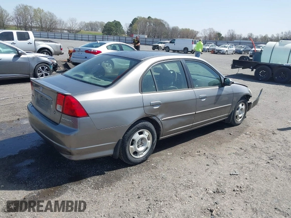 2004 Honda Civic with VIN JHMES96674S020013, listed as a IAAI auction lot 41827411 with 118,601 mi miles. Bid and sale history available at carsss.com. Image 4.