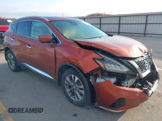 2020 Nissan Murano SL z VIN 5N1AZ2CSXLN122659, wystawiony jako IAAI lot #41839321 z przebiegiem 60 193 mil mil oraz . Historia ofert i sprzedaży dostępna na DreamBid. Obrazek 1.