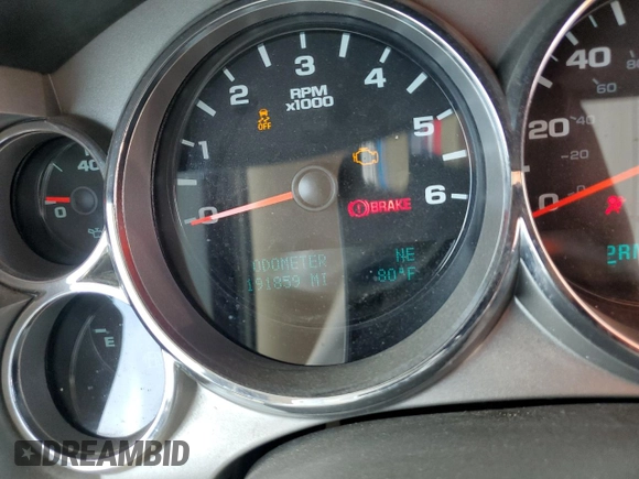 2013 Chevrolet Silverado 1500 LT with VIN 3GCPKSE74DG188789, listed as a Copart auction lot 53430105 with 191,859 mi miles and Salvage Title. Bid and sale history available at DreamBid. Image 9.