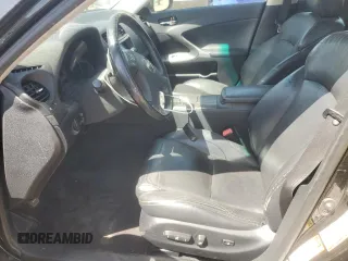 2010 Lexus IS 250 with VIN JTHCF5C26A2034695, listed as a Copart auction lot 56762115 with 134,866 mi miles and Salvage title. Bid and sale history available at DreamBid. Image 7.