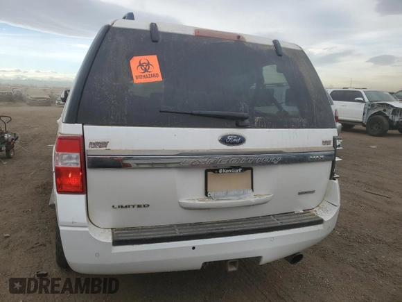2017 Ford Expedition Max Limited z VIN 1FMJK2AT4HEA75961, wystawiony jako Copart lot #83821724 z przebiegiem 218 593 mil mil oraz Szkoda całkowita • Salvage title. Historia ofert i sprzedaży dostępna na DreamBid. Obrazek 6.