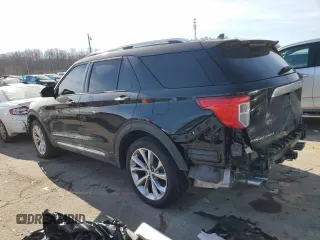 2023 Ford Explorer Platinum with VIN 1FM5K8HCXPGB48019, listed as a Copart auction lot 42114015 with 20,440 mi miles and Salvage title. Bid and sale history available at DreamBid. Image 2.