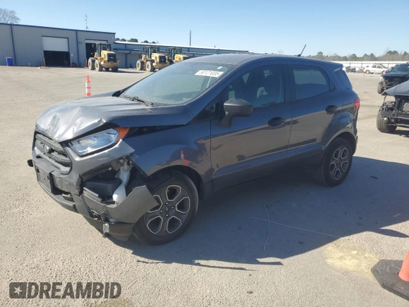 2021 Ford EcoSport S with VIN MAJ3S2FE4MC447267, listed as a Copart auction lot 50121035 with 47,175 mi miles and Salvage Title. Bid and sale history available at DreamBid. Image 1.