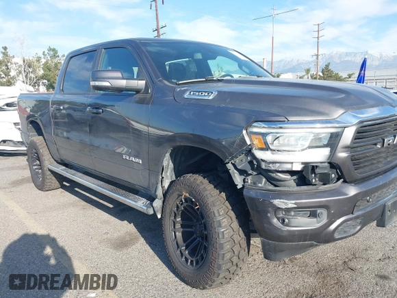 2019 Ram 1500 Big Horn/Lone Star with VIN 1C6RRFFG8KN710927, listed as a IAAI auction lot 41850421 with 66,007 mi miles. Bid and sale history available at carsss.com. Image 6.